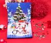 Kinder DIY Handgemachter Schmuck Perlen Schneemann Adventskalender - 24 Fächer Weihnachtsgeschenk