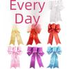Glitter 25cm Luxurious Bow Hangings For Charming Christmas Decor Tree