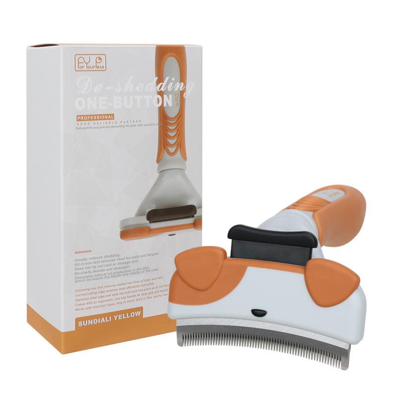 

Pet Supplies Pet Comb Hair Knife Bottom Removal Dog Cat Comb Dead Hair Removal Floating Hair Cleaning Comb