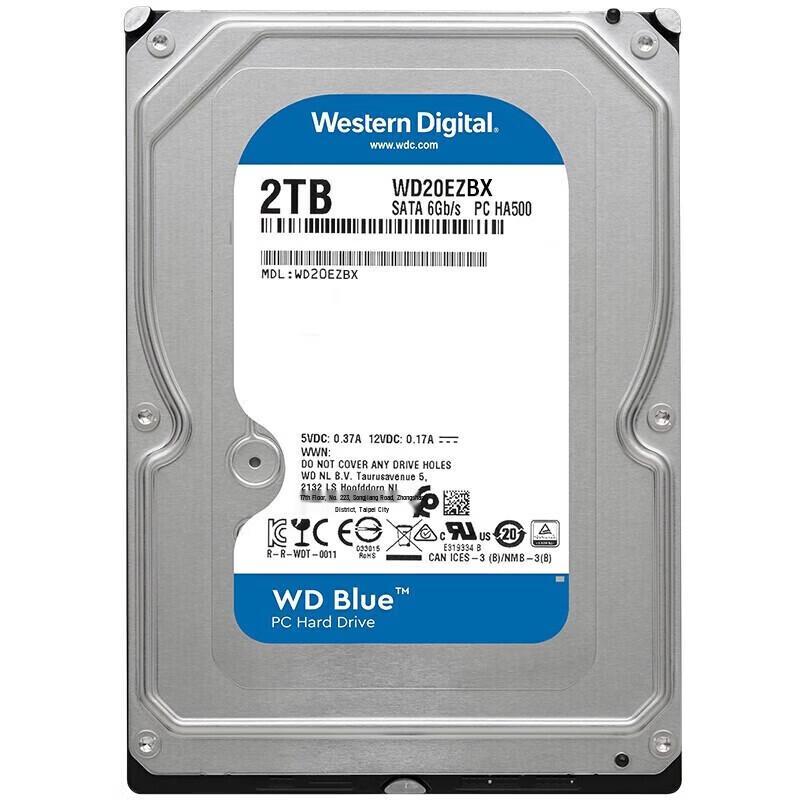WD Blue 2TB Desktop Hard Drive
