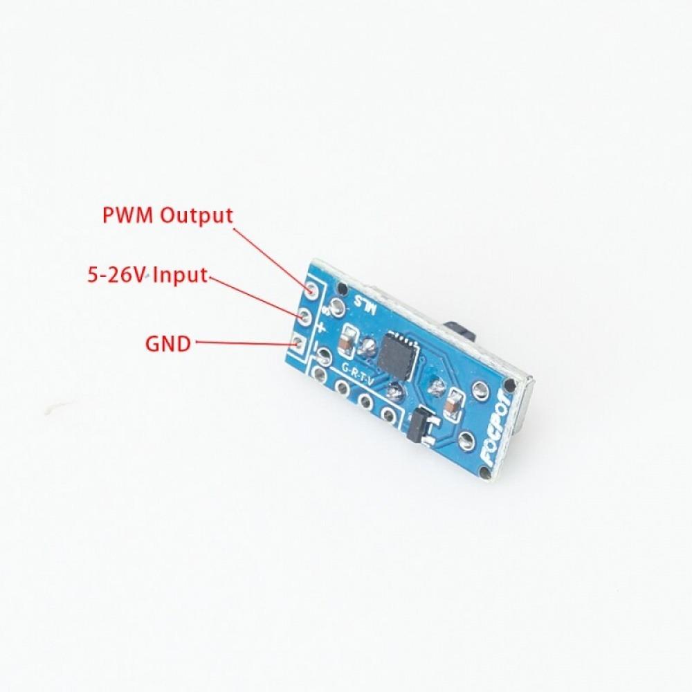 Sliding-Type Servo Tester Brushless Electronic Speed Controller Motor Speed Controller PWM Signal Generator Fan Speed Regulator