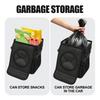 Car Waste Basket Automotive Traveling Garbage Container Can Vehicle Dustbin Organizer Holder Portable Rubbish Bin Storage For