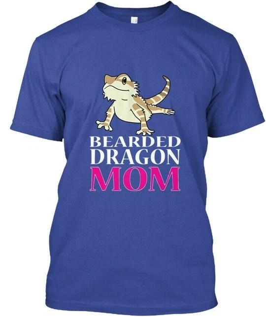 Funny Bearded Dragon Mom T-shirt Made in the USA Size S to 5XL L