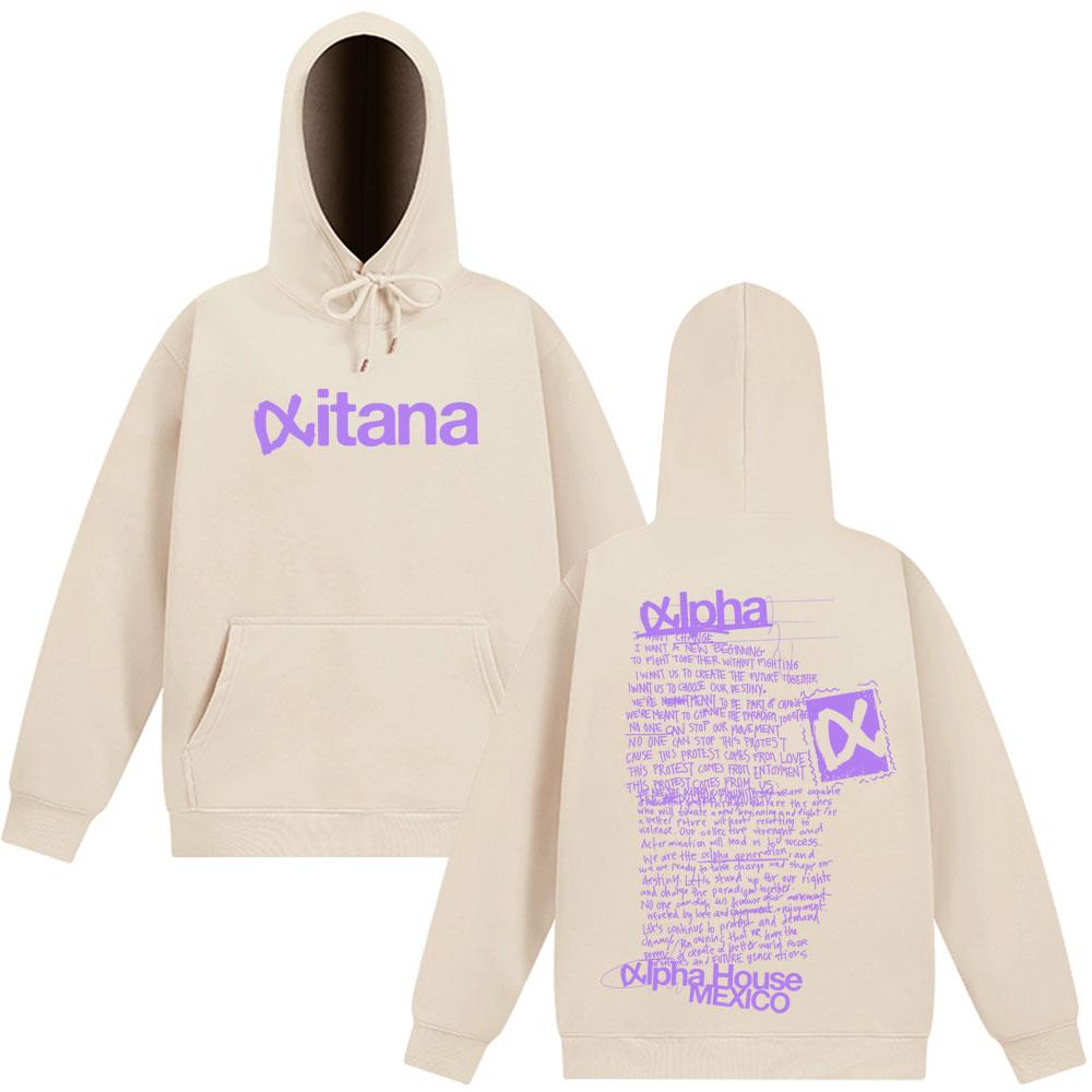 Singer Aitana Ocana Tour 2025 Hoodie Men Women Fashion Aesthetics Long-sleeved Casual Winter Oversized Pullover Fan Gifts Tops