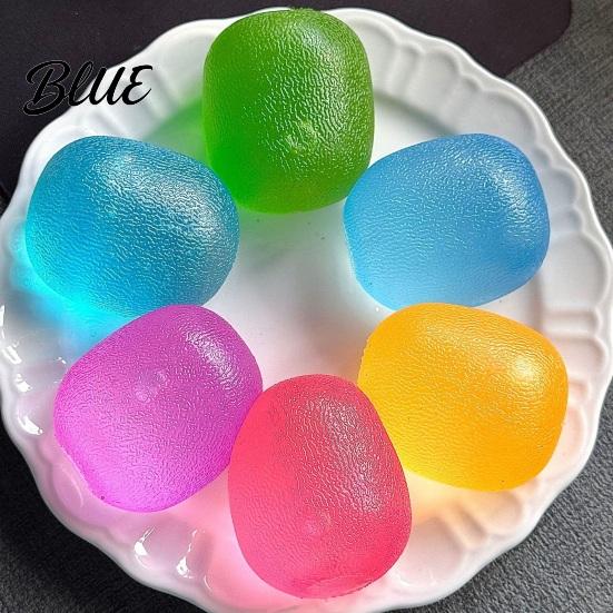 Sensory Stress Ball TPR Sugar Slow Rising Matte Squeeze Toy Anxiety Relief Hand Exercise Relaxation Decompression Fidget