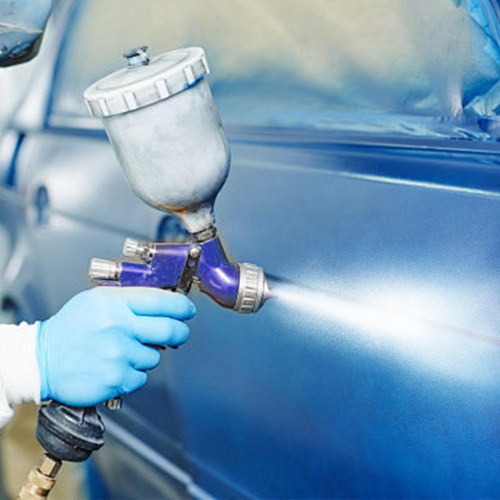 For Painting Car Aerograph Spraying Gun Mini Air Paint Spray Guns Mini Air Paint HVLP Spray Gun 1.0mm Nozzle Airbrush