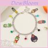 Zinc Alloy Charm Bracelet For Men And Women With Cute Cartoon Character Design Perfect For Gift Giving