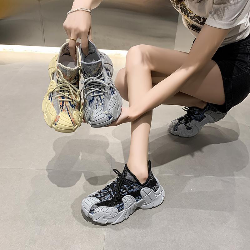 Ladies Shoes Spring Autumn New  Women's Shoes Fashion Color Matching Ladies Casual Shoes New Round Head Classic Sneakers
