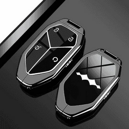 Compatible with BYD Fangchengbao 5 Key Case: High-End Titanium Baowu/Baoke/Baowo 8 Unisex Key Fob Cover