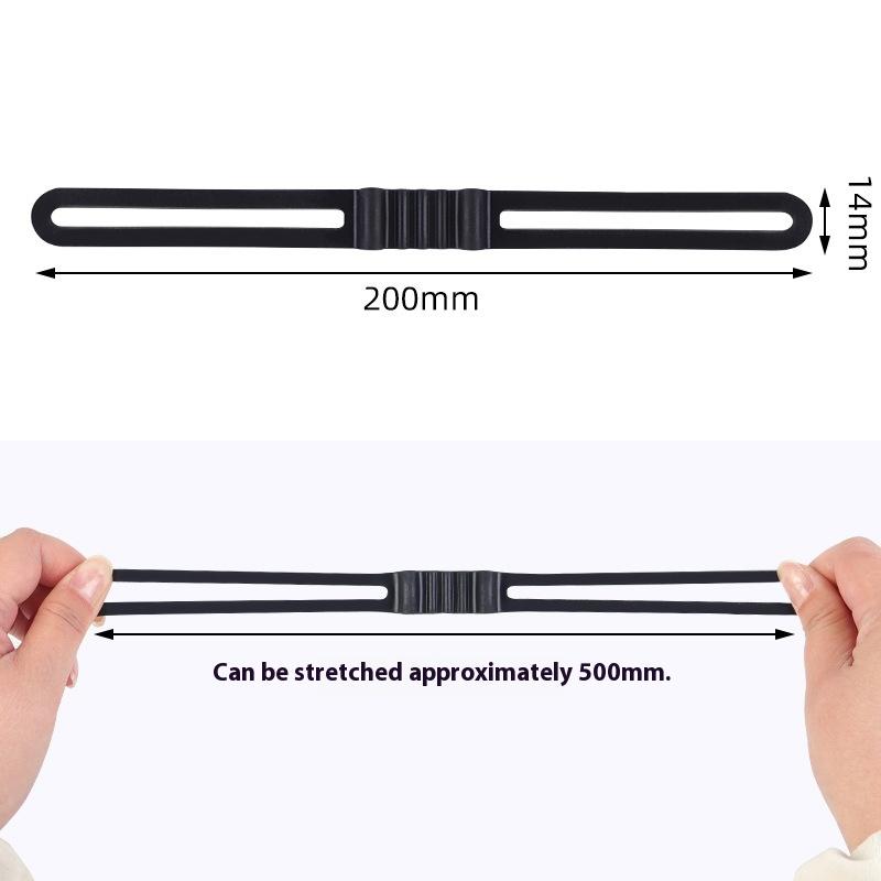 10Pcs/Set Bike Silicone Mount Bands Bicycle Light Straps For Headlight Taillight Fixing Universal Bike Accessories