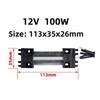 113*35*26mm Insulation-Thermostatic 12V/24V/110V/220V 100W PTC Ceramic Air Heater Heating Element