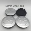 4pcs 3D for Mazda 56mm 60mm 68mm Car emblem Wheel hub Center Cap Badge covers sticker Decal styling auto Accessories MG2