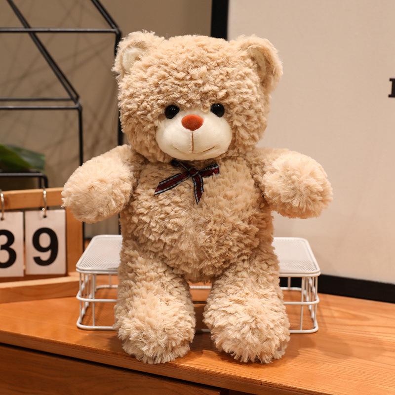 Cute cute bear teddy bear doll plush toy hug bear doll children's doll birthday gift