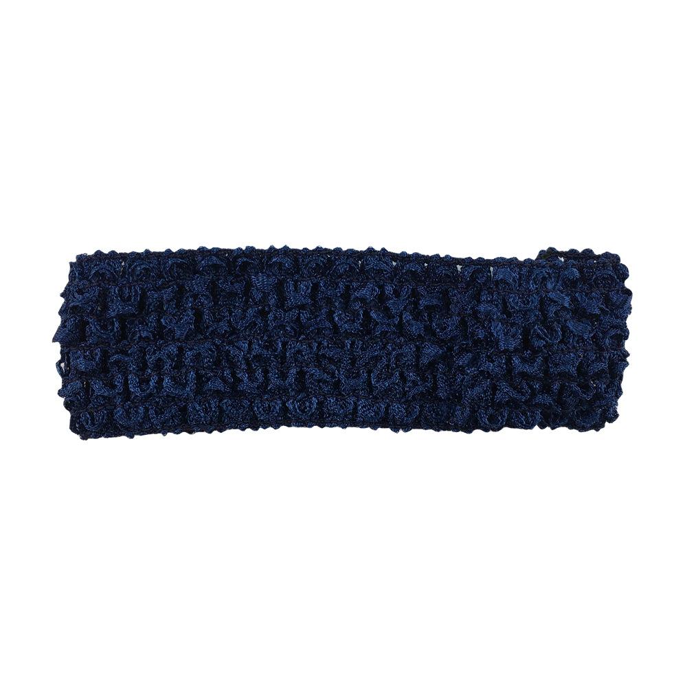 Silk Knitted Elastic Headband 1.5Inch Crochet Headband Crochet Headband 39 Colors Optional