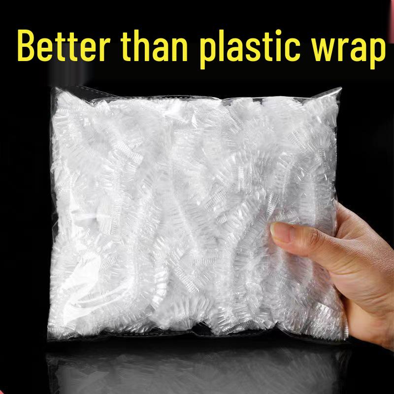 Thickened Disposable Food Grade PE Cling Film Cover with Elastic Opening