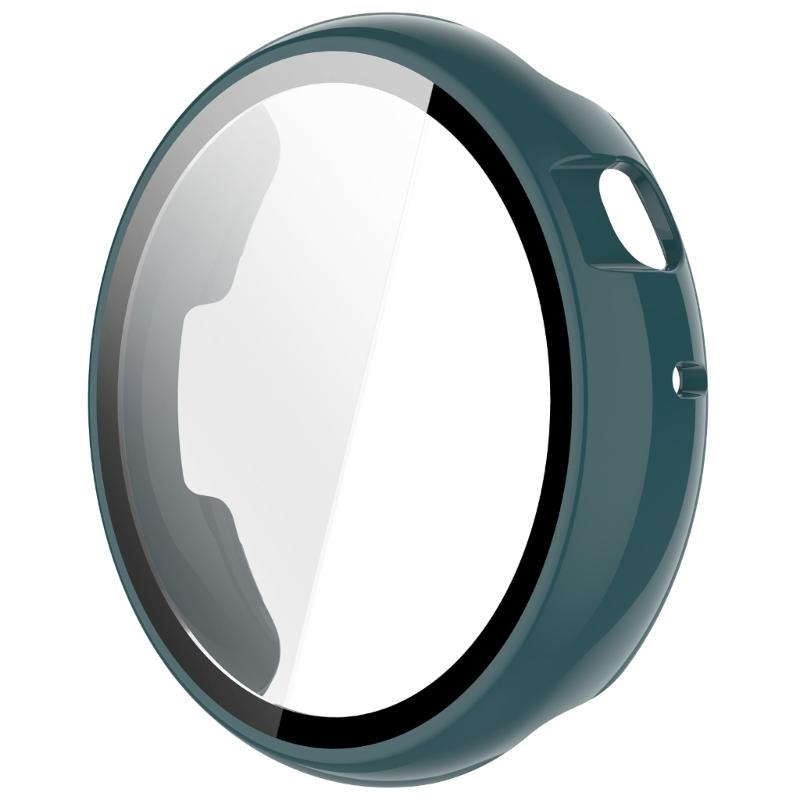 Case for Watch Fit 44mm Tempered Glass Screen Protectors & Hard PC Protective Bumper Smartwatch Accessories