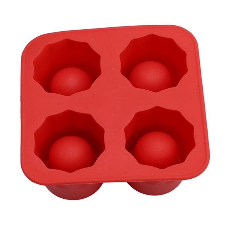 Four-Hole Creative Ice Cup Mold - Edible DIY Ice Tray BG26001