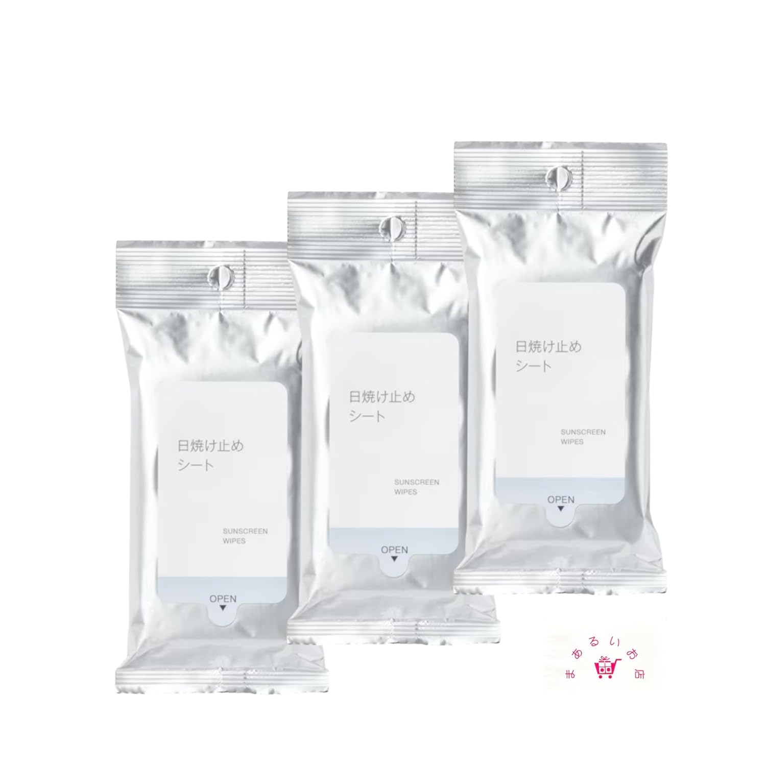 Muji Sunscreen Sheets 12 3 pack 150 200 mm SPF 12PA+Renewal