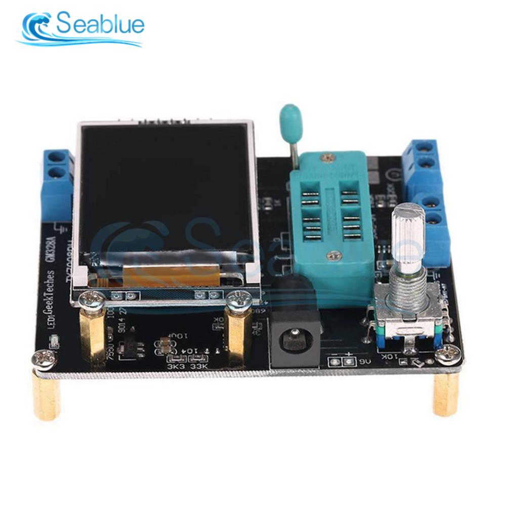 GM328A Transistor Tester Diode Capacitance ESR Voltage Frequency Meter PWM Square Wave Signal Generator for Electronics Repair