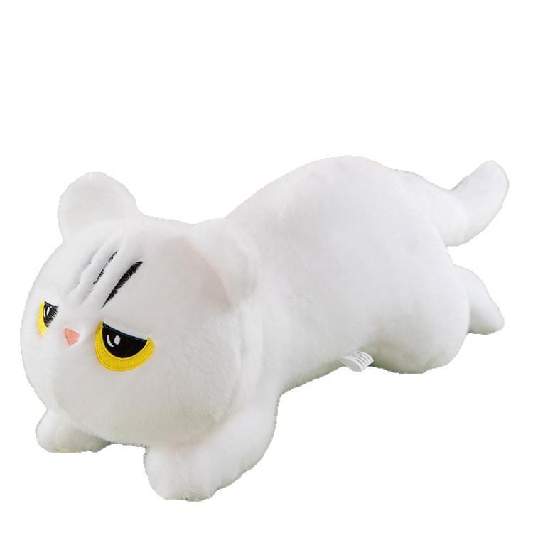 Long Cat Soothing Plush Toy Pillow for Girls - Children's Bed Hug Cushion, Gift Idea