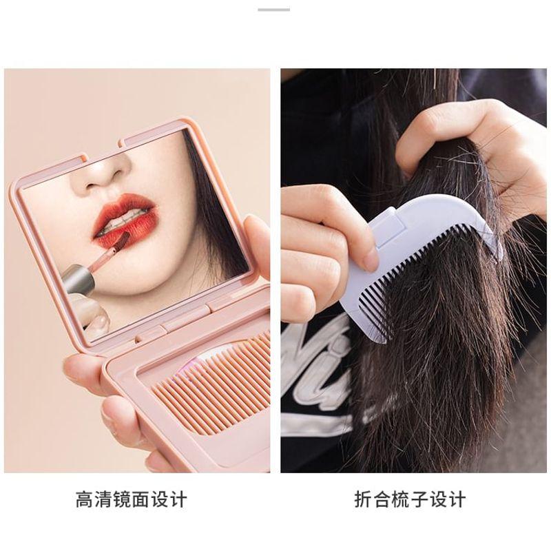 Yunikon - Animal Portable Mirror with Hair Comb