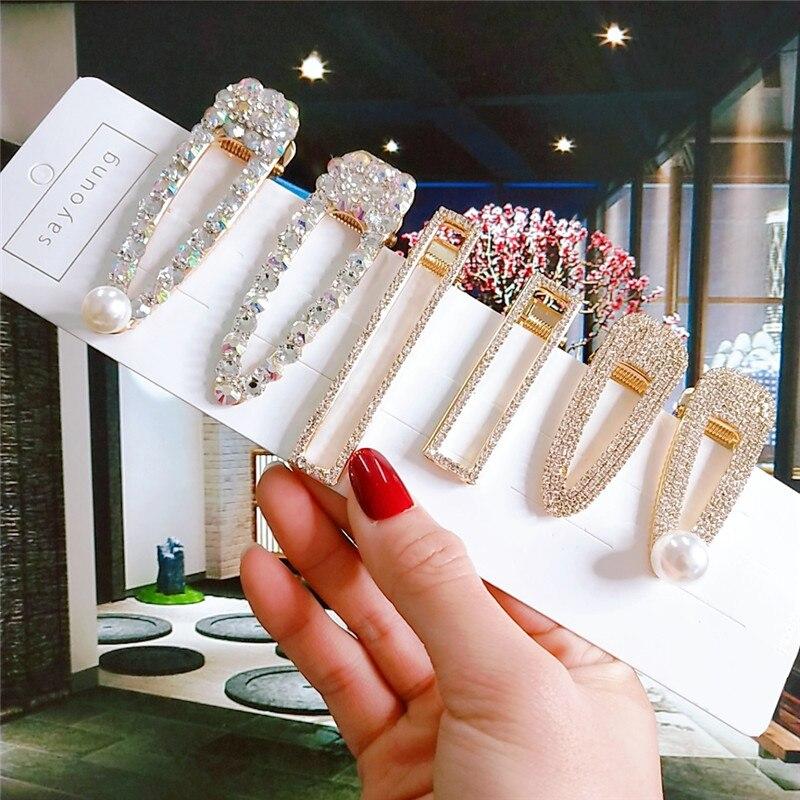 MoDA Diamond Shaped Rhinestone Barrette Hair Clips MoDA Diamond Shaped Rhinestone Barrette Hair Clips