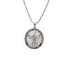 Archangel Saint Michael Medal Necklace for Women Men Stainless Steel Chain Gift Jewelry Accessory