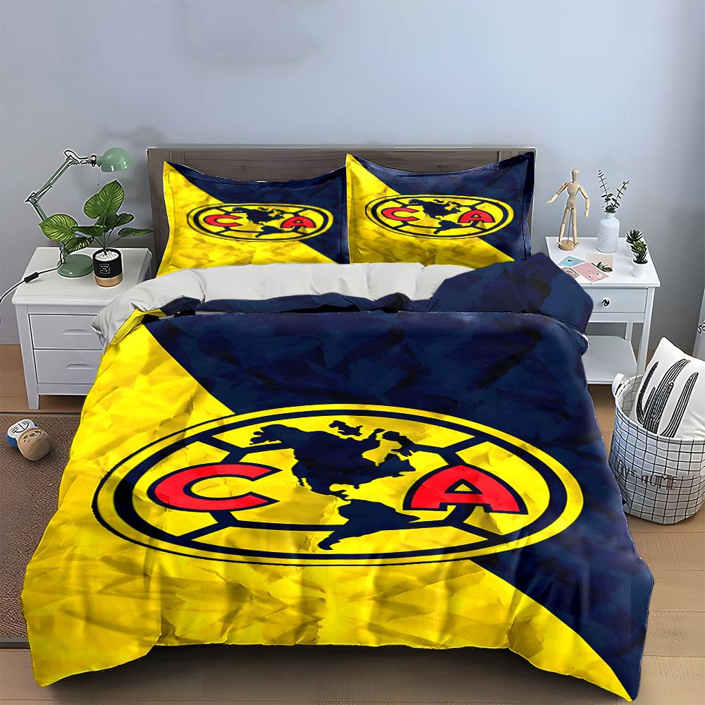 Yellow Continents, "C A" Initials. Bedding Sets Duvet Cover Sets Duvet Covers Pillowcases(1*Duvet Cover 2*Pillowcases Without Duvet Insert)