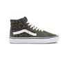 Vans Sk8 Comfycush Kožené Vysoké Skate Boty Unisex Tenisky Zelené VN0A7TNOKCZ