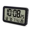 Alarm Clock Digital Wall Clocks with Date Week Indoor Temperature & Humidity Battery Operated Small Desk Clock