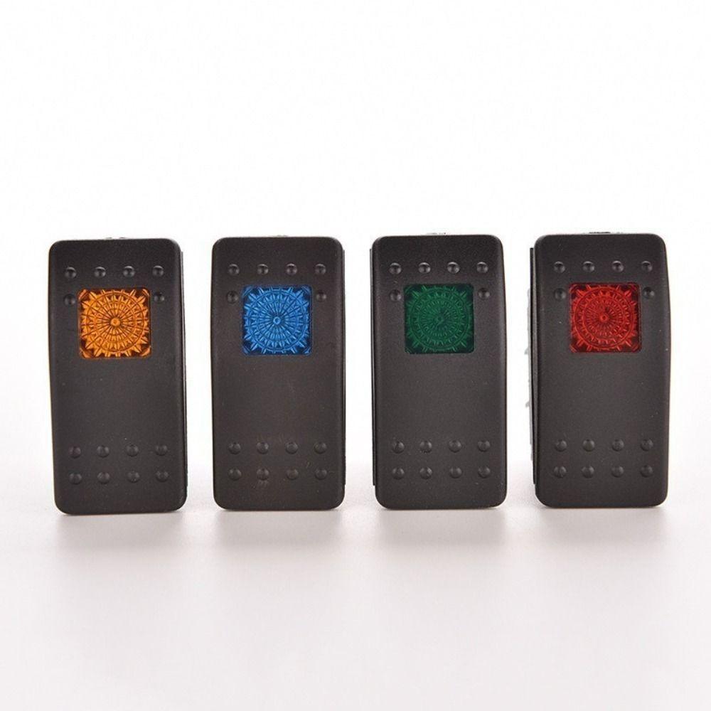 DPST Marine Rocker Switch SPST Waterproof Rocker Switch Light Bar Toggle Switch Button  For Marine