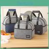 Stilvolle isolierte Lunchtasche mit Aluminiumfolie und strapazierfähigem Material für den täglichen Arbeitsweg