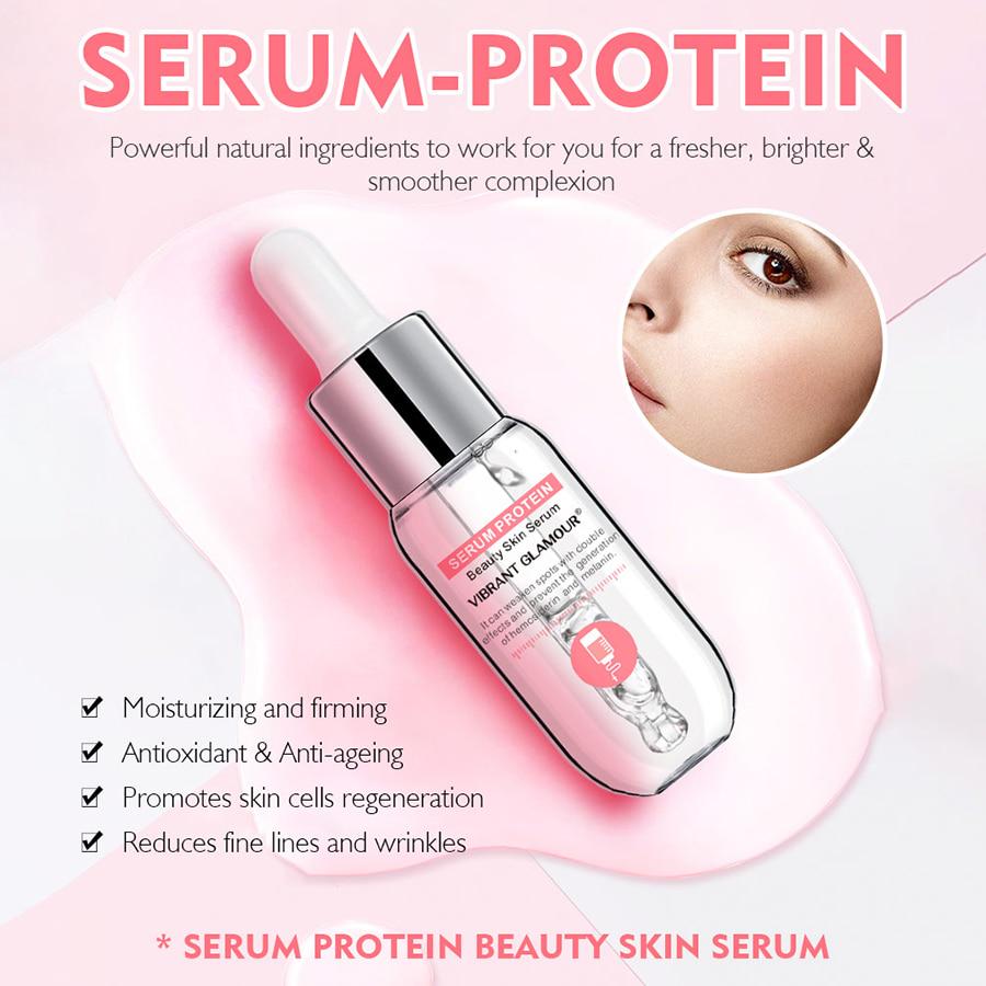 Sérum protéiné visage sérum Anti-rides Essence du visage blanchissant hydratant soins de la peau
