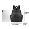 Mini PU Back Large Perfect for Cute Gray [JIANLINST] Women's Backpack, Leather, Small, Popular, Stylish, Zipper, Capacity, Waterproof, Lightweight,
