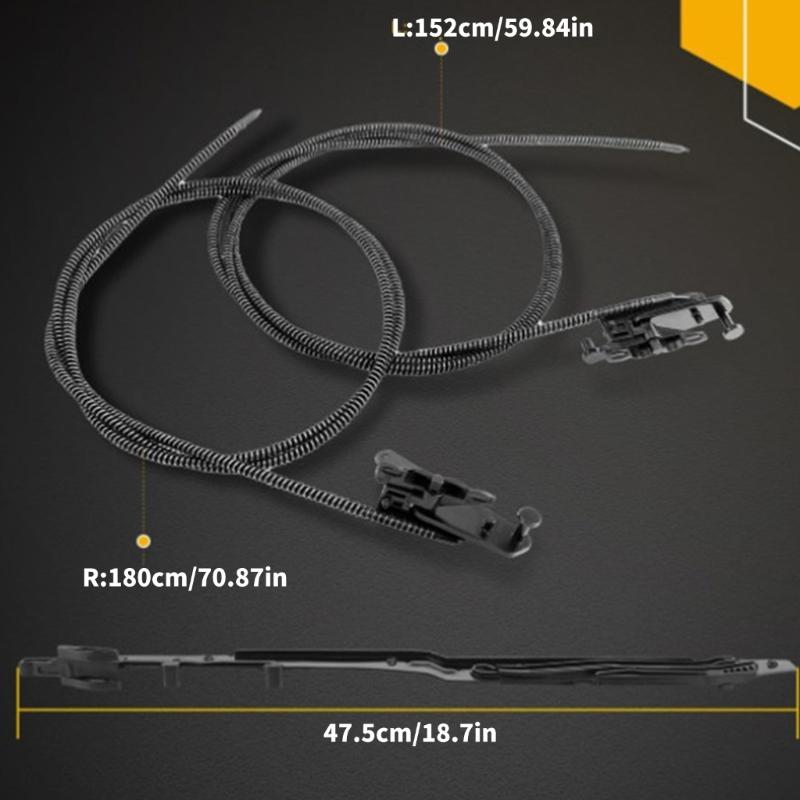 Premium Sunroof Glass Track Cable Replacement Set FL3Z16502C22 Corrosion Resistant Sunroof Glass Track Cable for Car