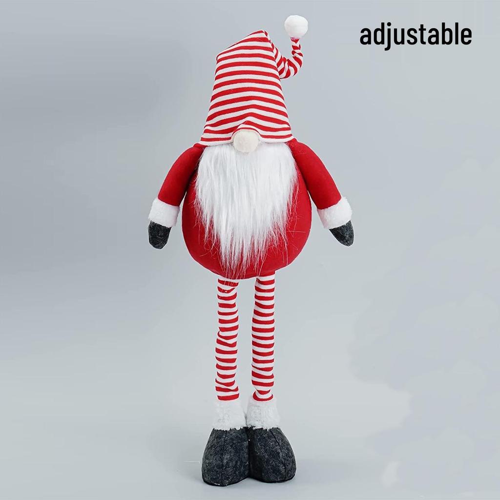 Nordic Santa Claus Striped Telescopic Faceless Doll Christmas Decoration