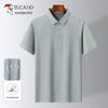 Polo Casual da Uomo in Seta di Ghiaccio per Affari