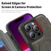 For iPhone 13 Pro Case Compatible with MagSafe RFID Blocking Card Holder Leather Phone Cover