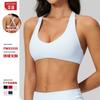 New Polished Sports Underwear Women's Nudity Fashion Cross Back Sports Running Fitness Yoga Clothes