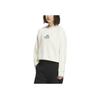 Adidas Originals Classic Three-Stripe Pullover Sweatshirt Women Tops White IX4227