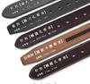 Herren Vintage Rindsleder Riemen Gürtel (Ohne Schnalle)