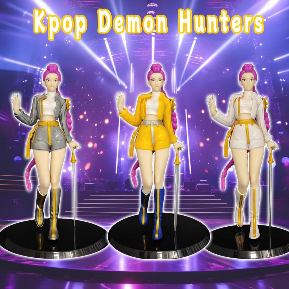 Kpop Demon Hunters Rumi Collectible Figure Model Desktop Decoration Trendy Model Desktop Ornament Cute Christmas Toys