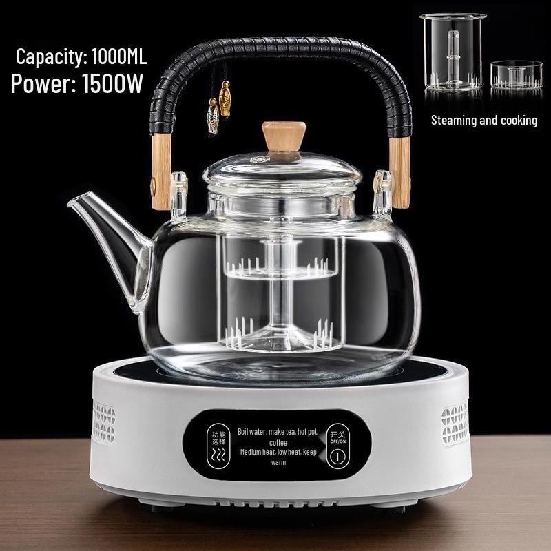 Mi Ceramic 1500W Mini Tea Maker & Induction Cooker - Automatic Warm, Compact Design for Home