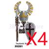 MOC Medieval Building Blocks Castle Knights Army Soldiers Warrior Accessories Warhorse Helmets Shields Armor Toy Gifts S036 DIY