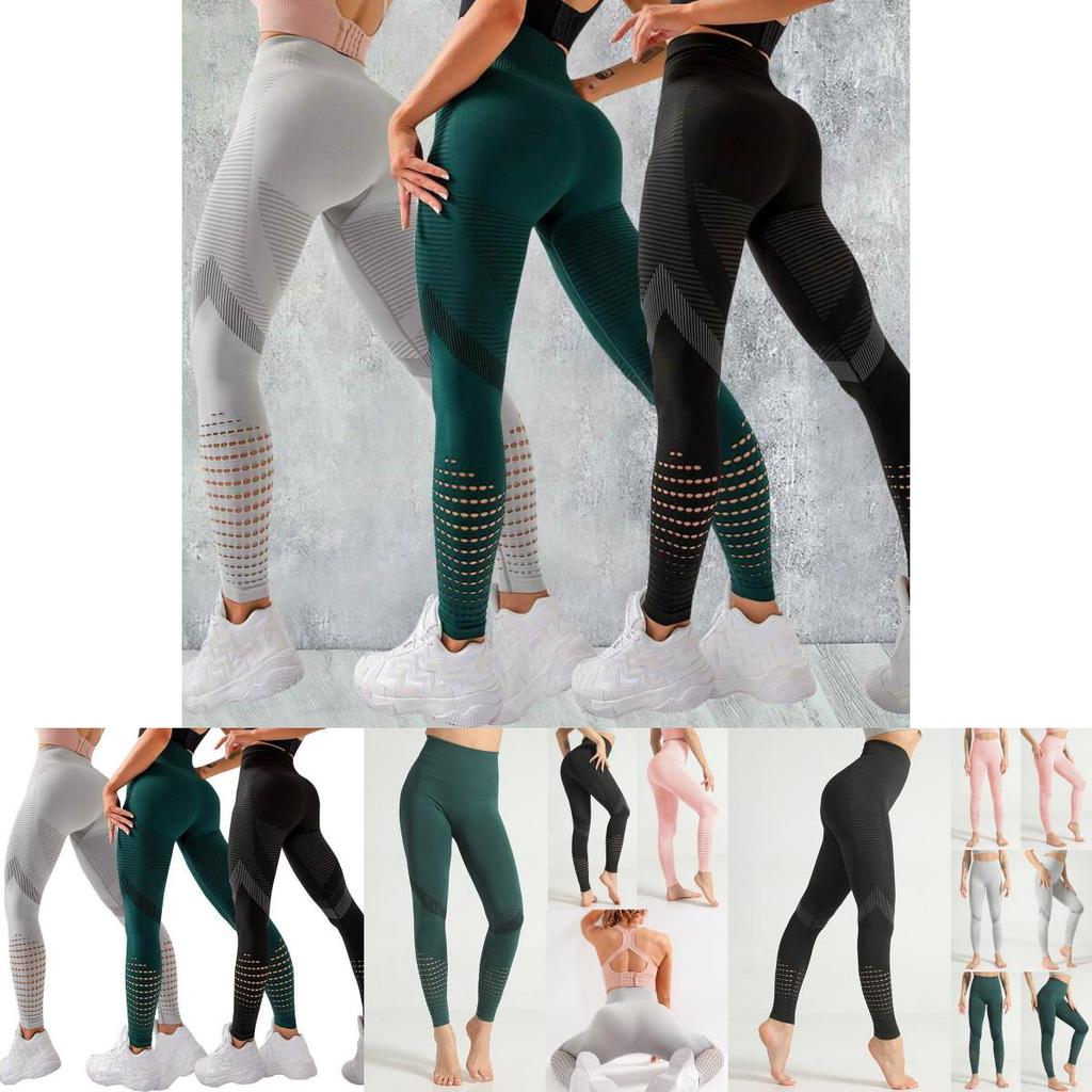 Stilvolle nahtlose Yogahose für Damen mit hohem Bund für ultimativen Komfort und Halt