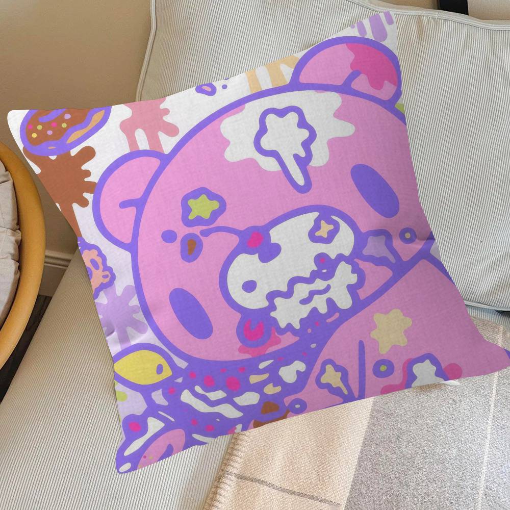 Cartoon G-Gloomy Bear Cushion Cover Pillowcase Upholstery Sofa Throw Pillow Home Decor Pillowcas