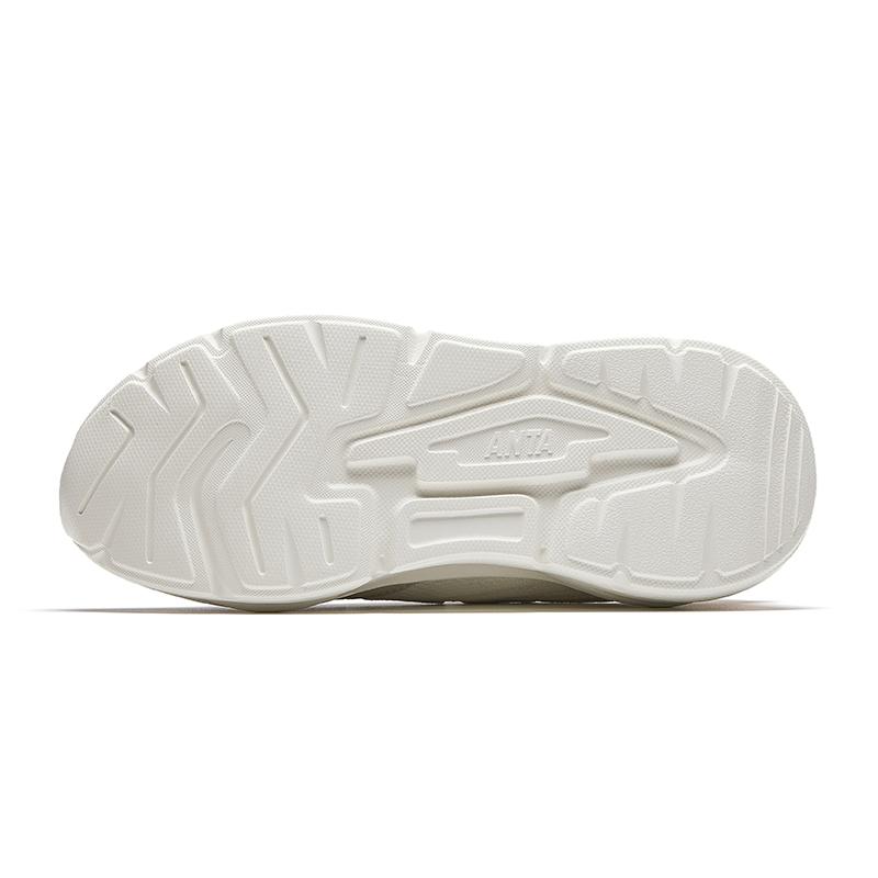 Anta Unruly Series Cushioning Abrasion Resistant Casual Shoes Women's White Milk Brown 922628833-1