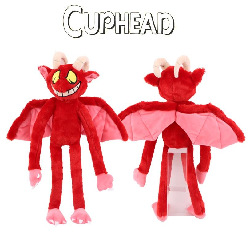 Cuphead Secreto Red Demon Plush Toy Extremely Soft Squishy 17.7in Stuffed Doll