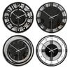 Round Wall Clock, 11 inch Battery Operated, Creative Fashionable Nordic Style, Non Ticking Digital
