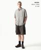 MUSINSA STANDARD [City Leisure] Lightweight Nylon Oversized Short Sleeve Shirt [Light Grey]
